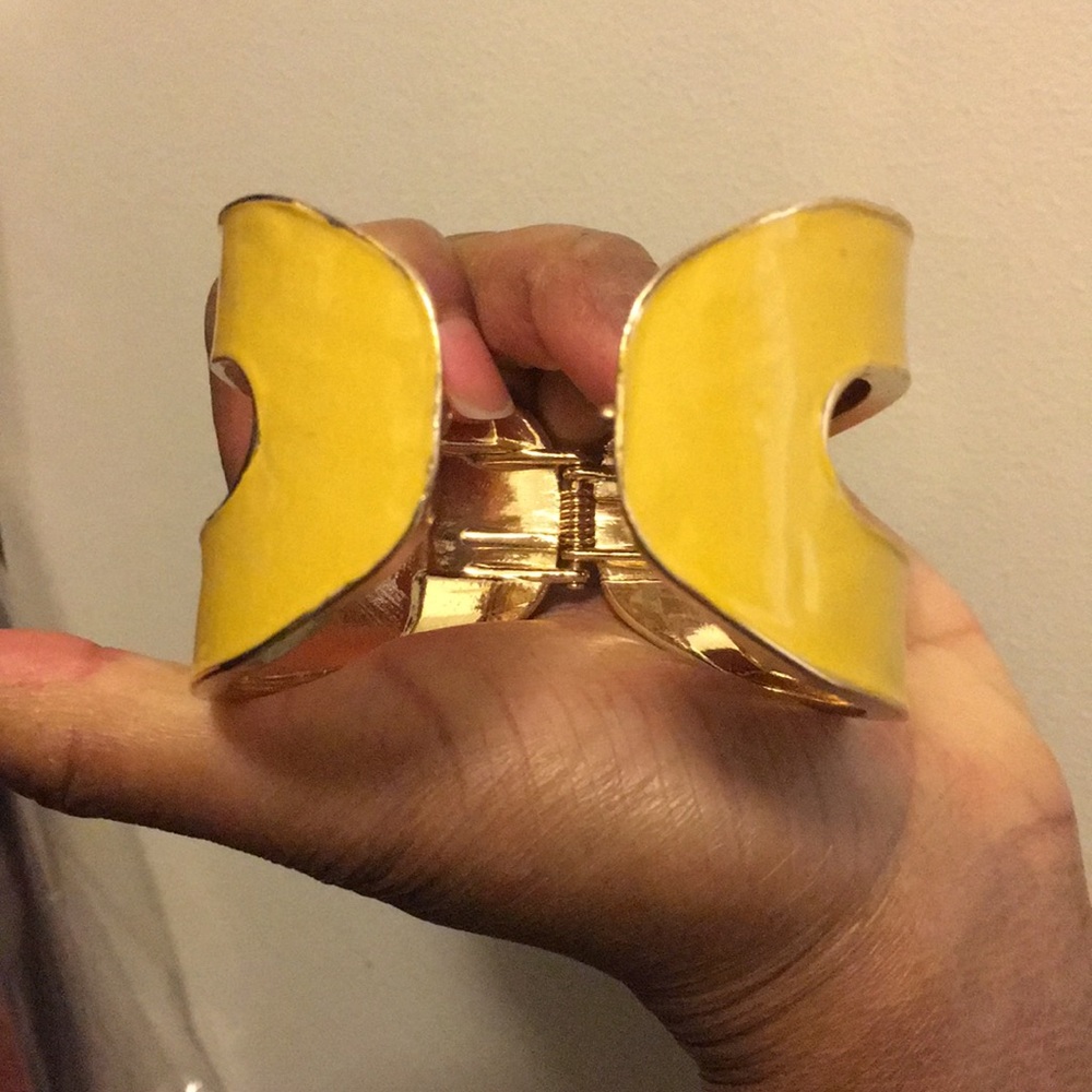 Yellow Cuff Bracelet from New York & Co. - Picture 4 of 4